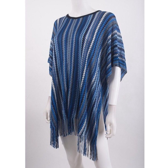 Blue Patterned Mini Dress - Picture 2 of 2